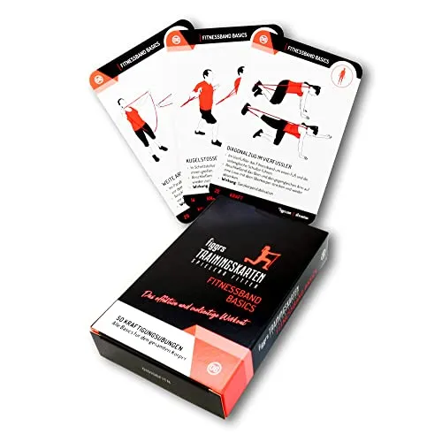figgrs® Fitnessband mit 57 Trainingskarten