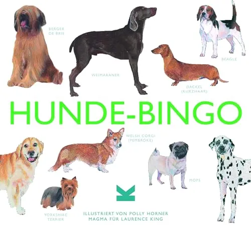 Hunde-Bingo von Polly Horner | Spannendes Gesellschaftsspiel