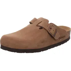 Rohde GRADO Clog Sommerschuh - Herren-Pantoletten mit verstellbarem Riemchen und atmungsaktivem Veloursleder, ideal für den Sommer und gemütliche Stunden zu Hause.