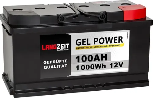 LANGZEIT Akku 12V 100AH