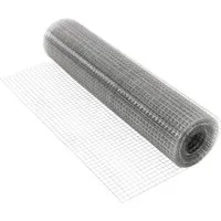 ECD Germany Volierendraht 1x25m - Witterungsbeständiger Drahtzaun - Robuster Volierendraht aus verzinktem Stahl, ideal für Kleintiergehege und Umzäunungen. Mit 19x19mm Maschenweite, 1,05mm Drahtstärke und 25m Länge bietet er hohe Flexibilität und Langlebigkeit.