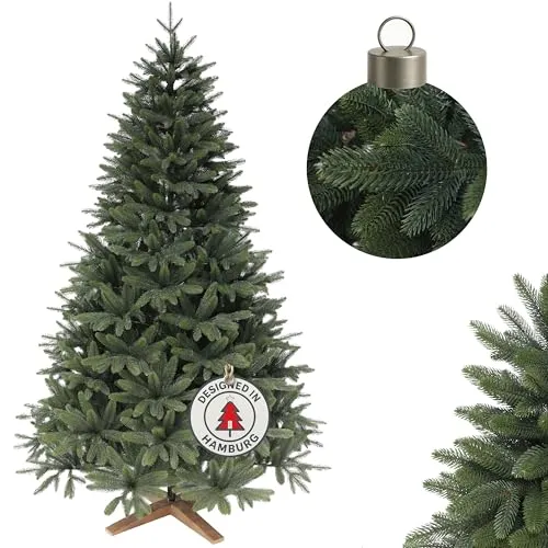 Exklusiver künstlicher Weihnachtsbaum 150cm mit Holzfuß