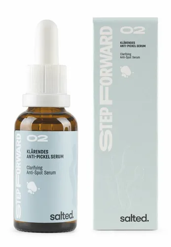 salted. Klärendes Anti-Pickel Serum 30ml - Effektive Hilfe gegen Unreinheiten - Akne & Unreine Haut - Alkoholfreies Serum mit Niacinamide, bekämpft Pickel effektiv und sorgt für ein reines Hautbild.