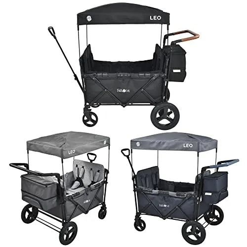 FableKids Bollerwagen Leo X4Plus mit Dach | 4 Sitzplätze