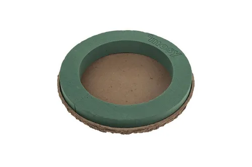 Steckschaum-Ring mit Planta-Teller 34 cm Kranz Steckmasse Steckmoos Steckschwamm
