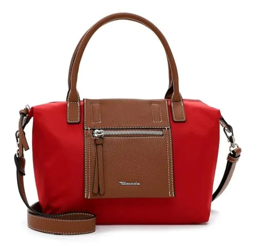 Tamaris Shopper TAS Fabrizia für Damen - Umhängetasche aus hochwertigem Nylon mit Reißverschluss, ideal für Büro und Freizeit. Komfortable Trageoptionen und viel Platz für alles, was Sie brauchen!