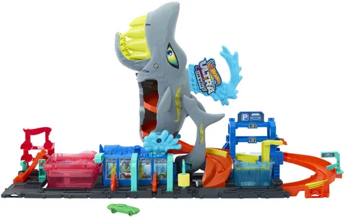 Hot Wheels City Ultimative Hai Auto-Waschanlage