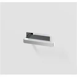 Steinberg Papierhalter 450 2800, chrom - Toilettenpapierhalter mit wandmontierter Installation und elegantem, eckigem Design aus hochwertigem Messing mit Chromoberfläche für langlebige Nutzung.