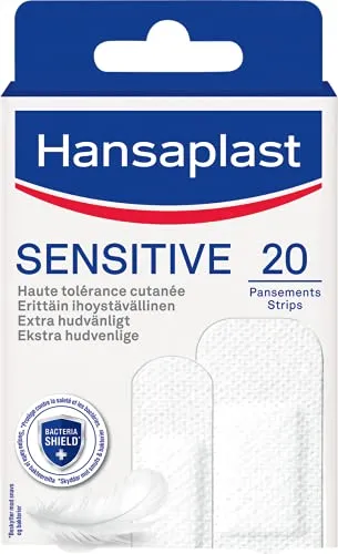 Hansaplast Sensitive Pflaster, 20 Stück, 2 Größen