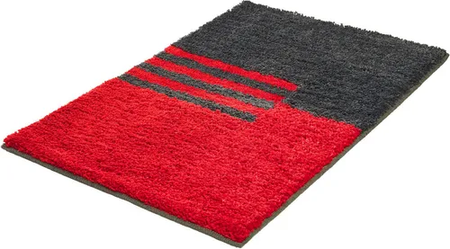 Kleine Wolke Badteppich Dynamic Rubin 70 x 120 cm in rot von Kleine Wolke