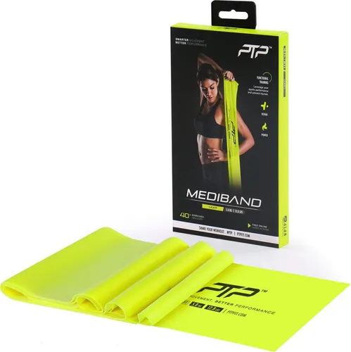 Flat Resistance Band MEDIBAND Lime LIGHT PTP