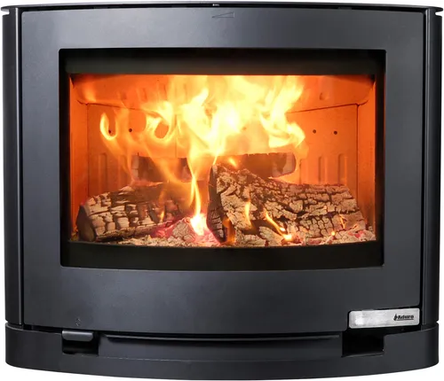 Aduro Kaminofen 15.3 Stahl | Wandmontage | 6,5 kW - Kaminöfen, hervorragende Brennleistung und effizientes Heizen mit geringer Wärmeleistung für gemütliche Abende.