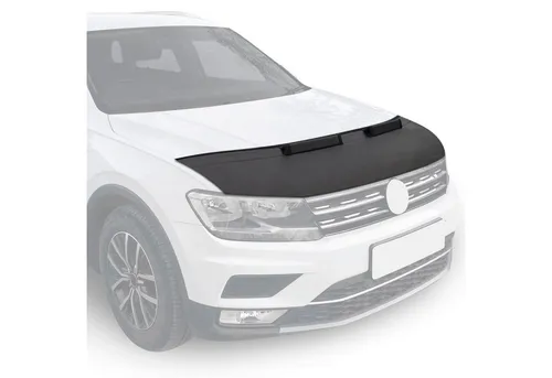 OMAC Haubenbra für Audi Q5 FY 2017-2024, Schwarz - Stoßfänger: Hochwertiger Haubenbra schützt vor Steinschlägen und Insekten, maßgeschneidert für perfekte Passform und stilvollen Look.