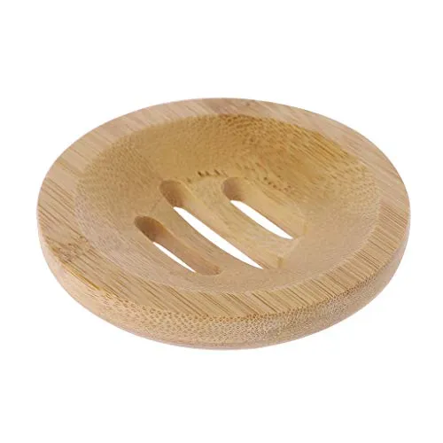 Seifenablage aus Naturholz, runder Behälter, Aufbewahrung, Badezimmerständer, Seifenschalen für Badezimmer