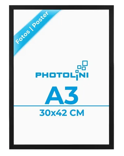 PHOTOLINI Bilderrahmen Poster-Einzelrahmen Modern Schmal, (1 Rahmen)