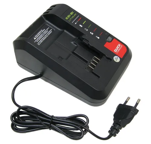 Trade-Shop Ladegerät 10,8V-18V passend für Black&Decker BL1114 BL1314 BL1514 LB16 Akku-Ladestation (2000 mA, Geeignet für Li-Ion Akkus mit 10,8V 14,4V 18V / LED-Ladestandsanzeige)