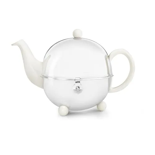 Bredemeijer Cosy Teekanne 0,9 Ltr. mit Edelstahlmantel von Bredemeijer