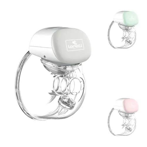 Lorelli Elektrische Milchpumpe Hands free 240 ml - Milchpumpen mit 3 Modi und 10 Stufen für sanftes Abpumpen. Tragbar und einfach zu reinigen, ideal für zuhause und unterwegs.