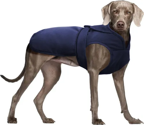 Leinwand Haustier Hund Wintermantel L, Winddichte Fleecejacke in Rot