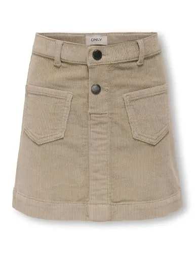 KIDS ONLY Cordrock KOGAMAZING GLOBAL HW CORD SKIRT PNT NOOS - Modischer Cordrock für Mädchen, hoch geschnitten mit elastischem Stretchmaterial für optimalen Tragekomfort, ideal für den Alltag.