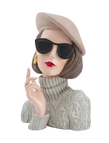 le petit Deko Büste elegante Frau im Art Deco Stil