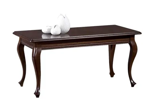 Design Couchtisch aus Massivholz – Eleganter Wohnzimmertisch - Eleganter Couchtisch aus massivem Holz im Art-déco-Stil. Mit seinen kompakten Maßen von 120 x 60 cm ist er ideal für jedes Wohnzimmer und bietet eine stilvolle Ablagefläche.