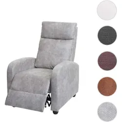 Mendler Fernsehsessel HWC-F76: Relaxsessel mit verstellbarer Liegefunktion - Sessel für Wohnzimmer und Heimkino, mit atmungsaktivem Stoffbezug und hoher Polsterung für maximalen Sitzkomfort und Entspannung.