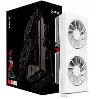 XFX Radeon RX 9060XT Swift Dual Fan OC White 8GB - Hochleistungs-Grafikkarte für Gaming - Grafikkarten mit 8 GB GDDR6 und Dual-Fan-Kühlung für optimale Leistung und Temperaturkontrolle, ideal für anspruchsvolle Spiele.
