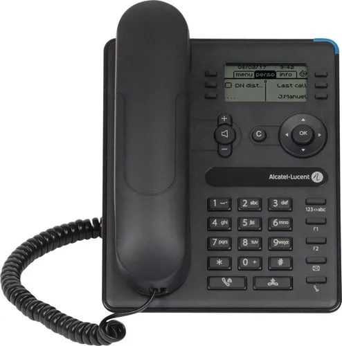 Alcatel Lucent Enterprise 8008G DeskPhone - Festnetztelefon mit HD-Audioqualität und benutzerfreundlichem Touchscreen, ideal für professionelle Büroumgebungen.