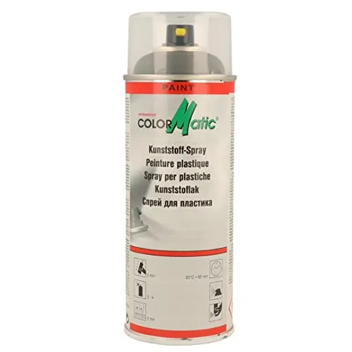ColorMatic 115073 Kunststoff-Spray mittelgrau seidenmatt 400 ml