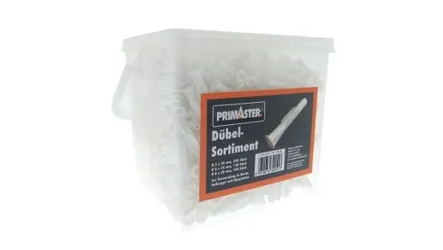 TrendLine Dübel-Sortiment 420-teilig, 5x30 mm, 6x35 mm, 8x50 mm