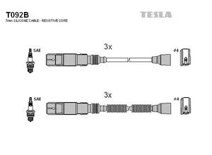 Tesla Zündleitungssatz T092B von Tesla