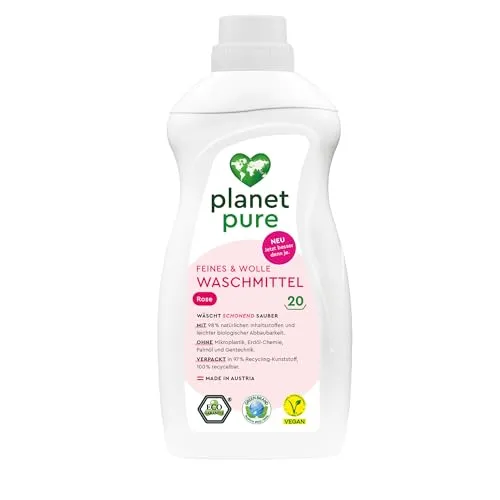 Planet Pure Feines & Wolle Waschmittel Rose