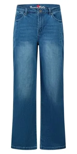 Buena Vista Wide Leg Pleat air Denim - Schlagjeans für Damen - Größe S - Moderne Schlagjeans mit weitem Bein für einen lässigen Look. Der luftige Denim sorgt für hohen Tragekomfort und Bewegungsfreiheit.