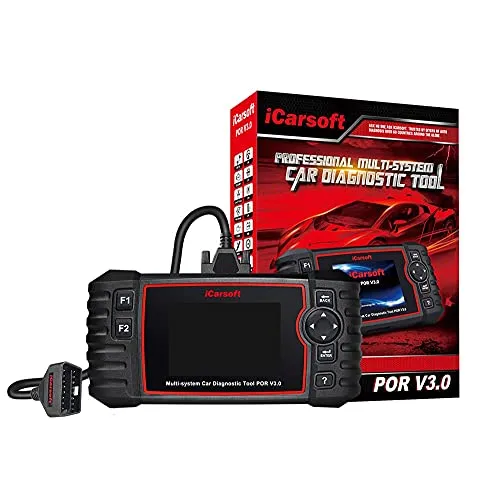 iCarsoft POR V3.0 für Porsche - OBD 2 Diagnose Scanner - OBD-Scanner speziell für Porsche-Modelle, bietet umfassende Diagnosefunktionen inklusive Öl Service Rückstellung und viele weitere Reset-Funktionen.