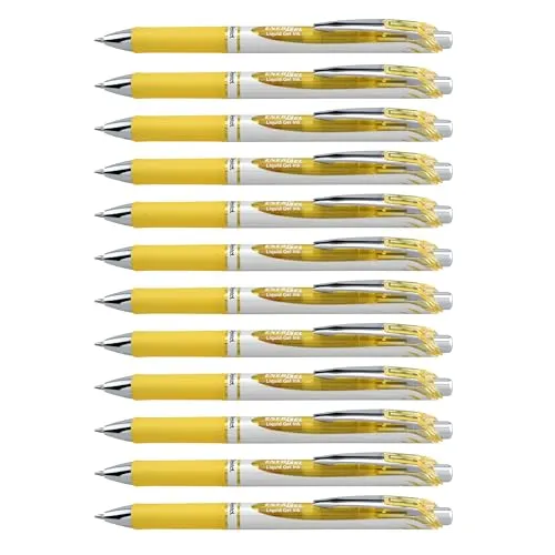 Pentel EnerGel XM BL77 Gelschreiber in gelb von Pentel