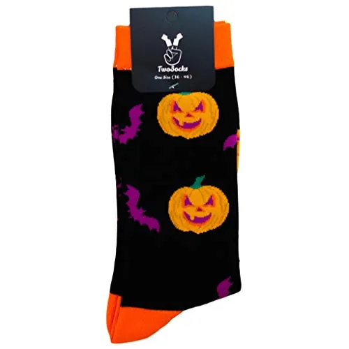 TwoSocks lustige Socken | Damen & Herren | witzige Halloween Strümpfe als Geschenk | Baumwolle | Einheitsgröße