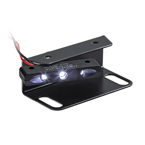 Produktbild Mini LED Kennzeichenbeleuchtung mit Halter für Motorräder