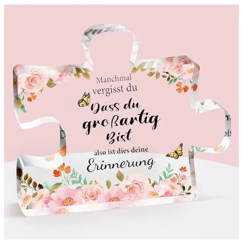 Geschenk Freundin Geburtstag,Geschenk für Frauen,Geburtstagsgeschenk für Frauen,Geburtstagsgeschenk für Freundin,Beste Freundin Geschenke,Acryl,Plakette,Geschenke für Freundin Schwestern Kollegen