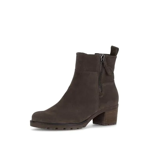 Gabor Damen Schnürstiefeletten, Frauen Stiefeletten,Stiefel,Bootee,Booties,halbstiefel,Kurzstiefel,ENGL.Brown (Micro),37.5 EU / 4.5 UK