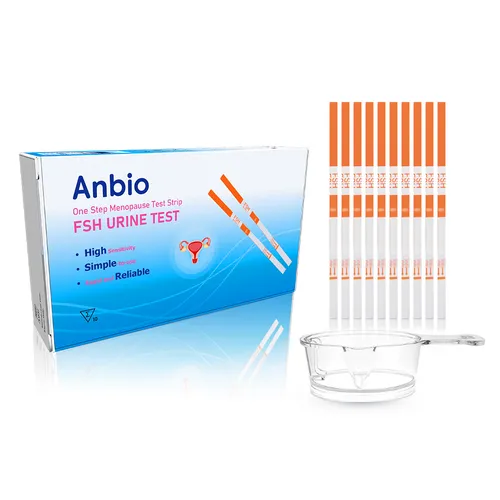 Anbio 10 FSH-Teststreifen Menopause test FSH-Urintest Zu Hause Schnelltest