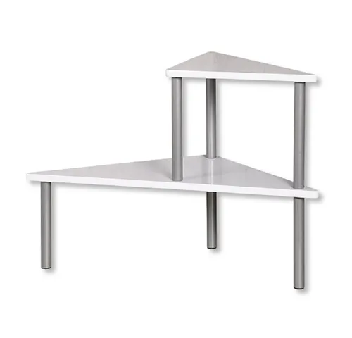 Kesper Küchenregal 2 Etagen - Eckregal aus Metall - Halter/Ständer & Küchenleisten, FSC-zertifiziertes Material und perfekt für platzsparende Aufbewahrung in der Küche.