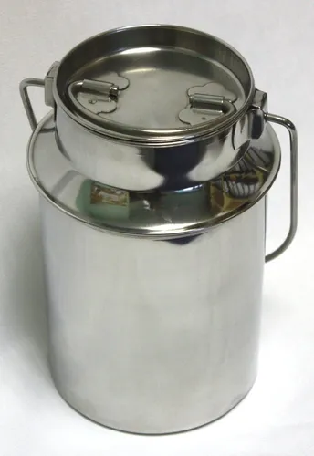 Milchkanne 2,0 Liter Transportkanne Milchkrug Kanne Edelstahlkanne Wurstsuppe