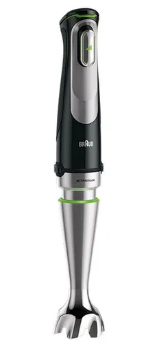 Braun MQ 9037X, Pürierstab, Eis-Crusher, 1000 W, Schwarz, Edelstahl