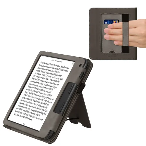Flip Hülle für Tolino Vision 6 Handschlaufe eReader Cover Caser Schutzhülle