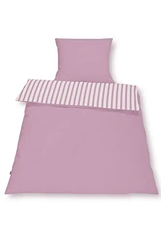 SETEX Baumwoll-Wendebettwäsche 2-teilig  - Hochwertiges 2er-Set wendbare Bettwäsche aus 100 % Baumwolle, temperaturausgleichend und hautsympathisch, ideal für erholsamen Schlaf. Made in Germany, schadstoffgeprüft.