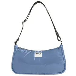 Wouf Glossy Schultertasche 34 cm in Blau – Stilvoll und Praktisch - Die Wouf Glossy Schultertasche 34 cm in Blau vereint modernes Design mit Funktionalität. Ideal für den Alltag, bietet sie ausreichend Platz und ist der perfekte Begleiter für jede Gelegenheit.