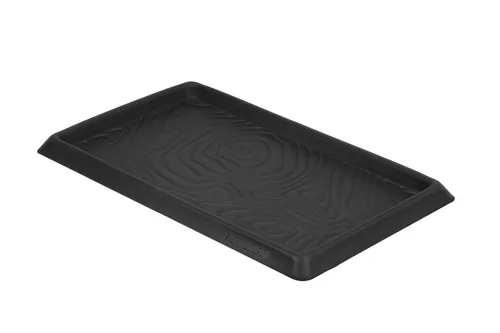 Ruffwear Napfunterlage Futtermatte Basecamp Mat Basalt Gray - Näpfe mit rutschfester Oberfläche für sicheren Stand und stabile Seitenwände, die Verschüttetes auffangen – ideal für Zuhause oder unterwegs.