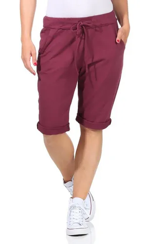 CLEO STYLE Bermudas Sweat Bermuda 1212 Bordo 36-40