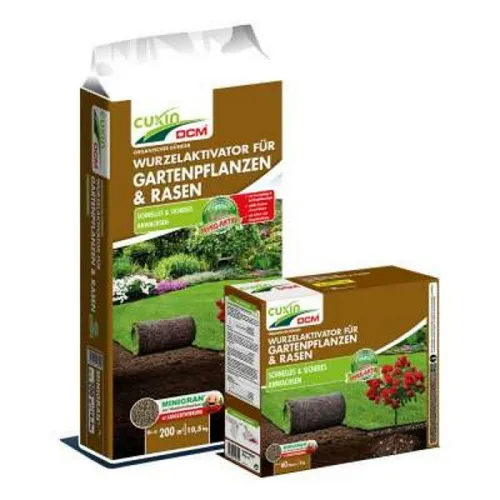 Dünger Cuxin Wurzelaktivator für Gartenpflanzen & Rasen Minigran 1,5 kg